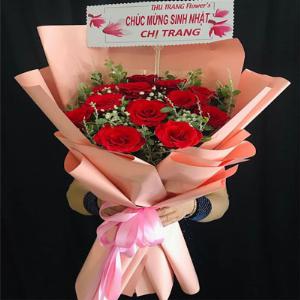 Bó hoa tươi chúc mừng TH09