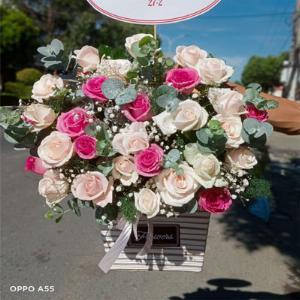 Giỏ hoa tươi chúc mừng TH029