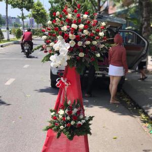 Kệ hoa chúc mừng khai trương HKT202034