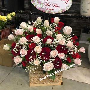 Bó hoa tươi chúc mừng HCM1928