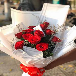 Bó hoa tươi chúc mừng HTB202002