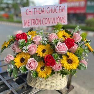 Hoa Tươi Giỏ 017