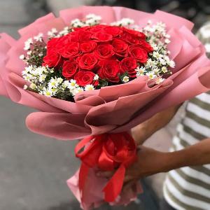 Bó hoa tươi chúc mừng HCM157